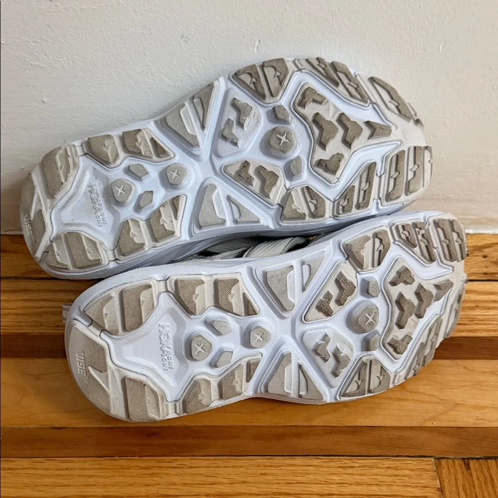 Hoka White Men's Athletic Sandal-Sneaker Hybrid